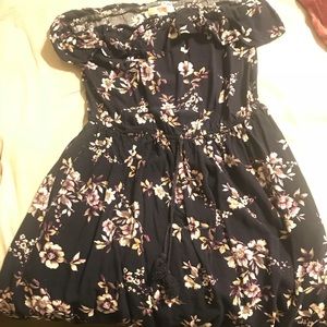 Strapless summer dress